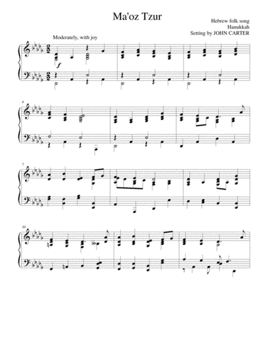 Ma'oz Tzur (arr. John Carter)