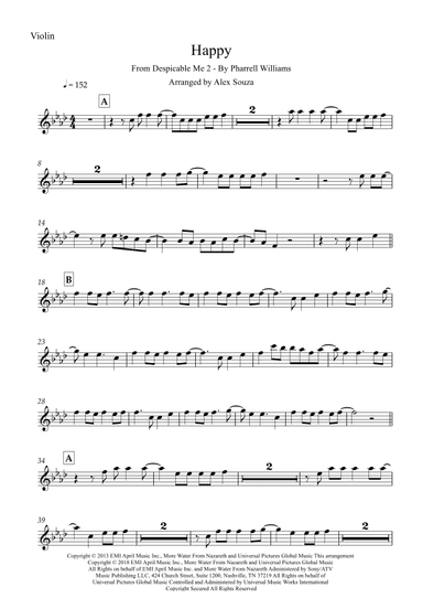 Happy (arr. Alex Souza)