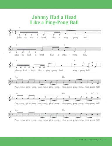 Johnny Had a Ping-Pong Ball (arr. Hal Wright)