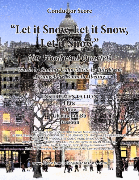 Let It Snow! Let It Snow! Let It Snow! (arr. Kenneth Abeling)