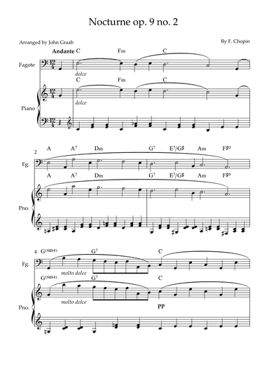 Nocturne op 9 no. 2 (arr. jonatas braga)