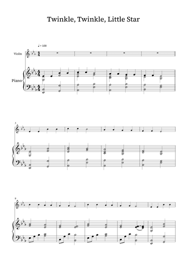 Twinkle Twinkle Little Star (arr. Richard Nicks)