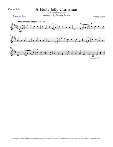 A Holly Jolly Christmas (arr. Sherry Lewis)