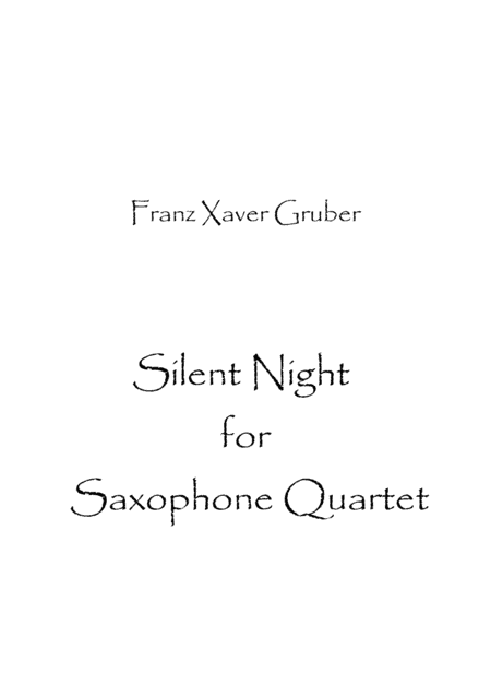 Silent Night (arr. Spence Bundy)