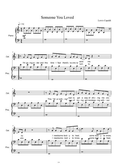 Someone You Loved (arr. Lewis Capaldi)