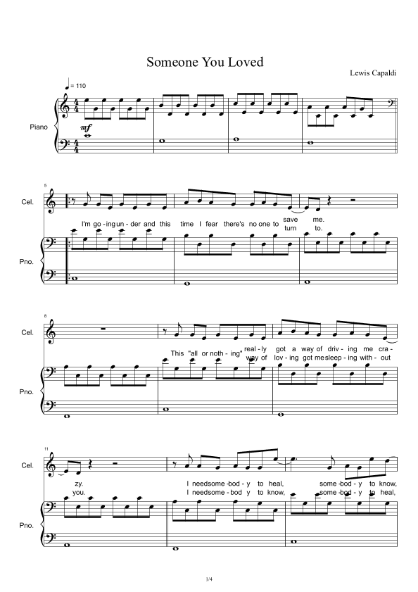 Someone You Loved (arr. Lewis Capaldi)