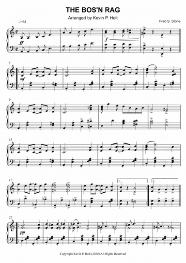 The Bos'n rag (arr. Kevin P. Holt)