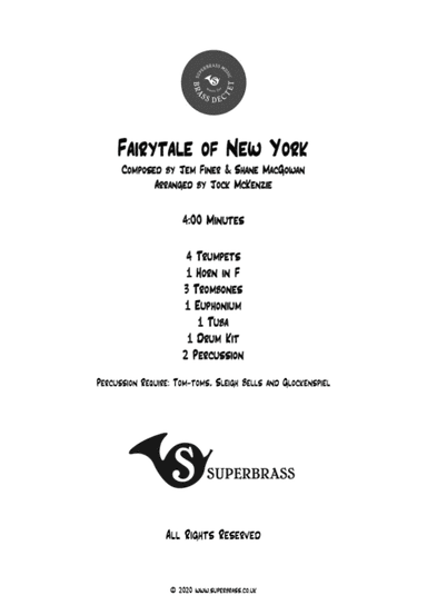 Fairytale Of New York (arr. Jock McKenzie)