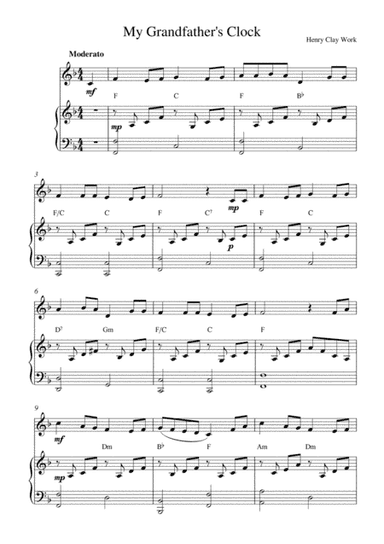 My Grandfather's Clock (arr. Kaiserin Rebecca)