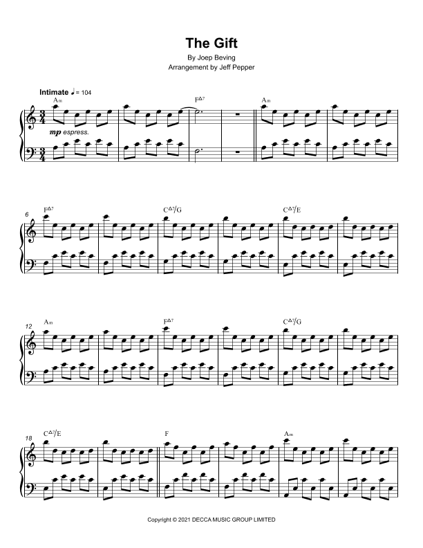The Gift (arr. Jeff Pepper)