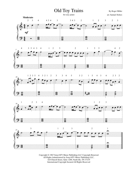 Old Toy Trains (arr. Samuel Stokes)
