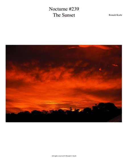 Nocturne #239  The Sunset