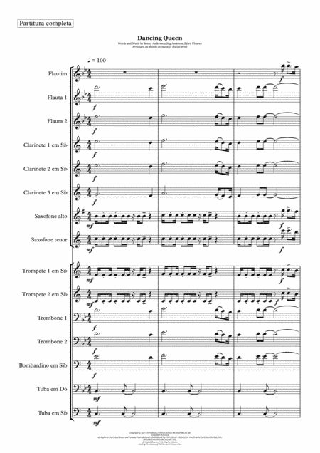 Dancing Queen (arr. Rafael Brito)