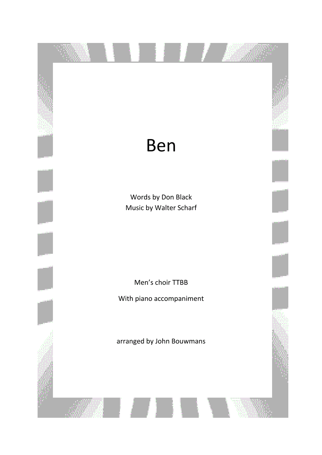 Ben (arr. John Bouwmans)