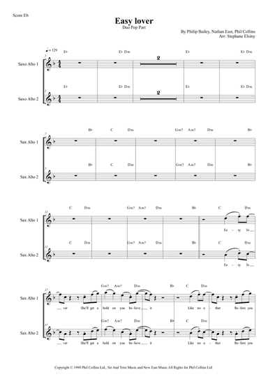 Easy Lover (arr. Stephane ELSINY)