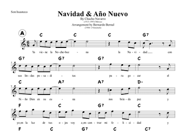 Navidad & Ano Nuevo (arr. Bernardo Bernal Hidalgo)