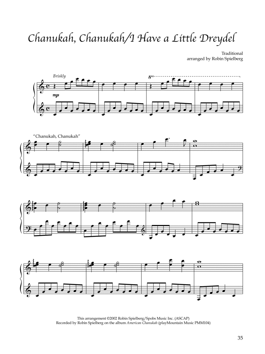 Chanukah, Chanukah / I Have a Little Dreydel (Hannukah) (arr. Spobs Music Inc)