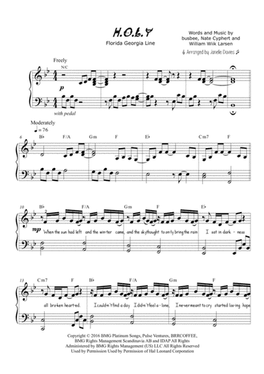 H.O.L.Y. (arr. Janelle Davies)