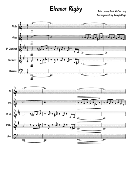 Eleanor Rigby (arr. Joseph Pugh)