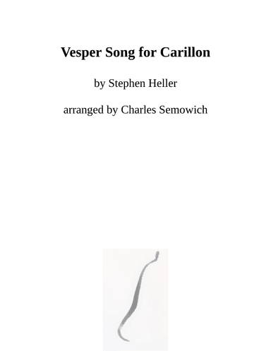 Vesper Song for Carillon (arr. Charles Semowich)