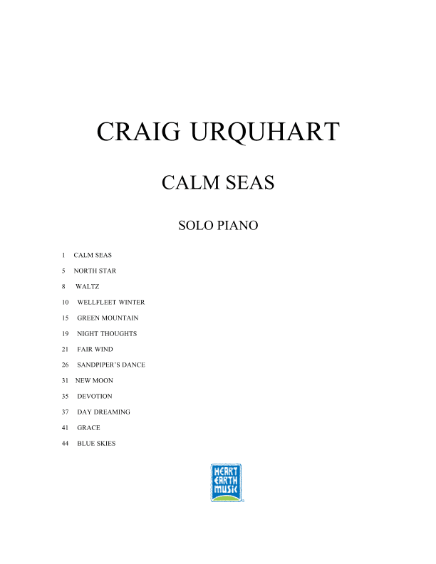 Craig  Urquhart - CALM SEAS (Complete album)