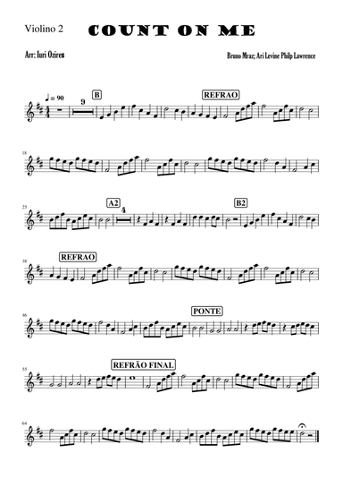 Count On Me (arr. Iuri Ozires)