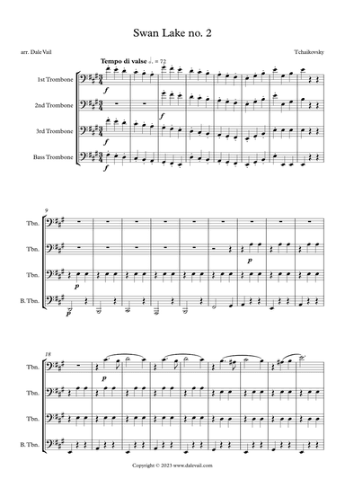 Waltz no. 2 from Swan Lake (arr. Dale Vail)