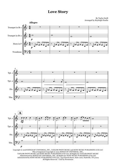 Love Story (arr. Kayleigh Huelin)
