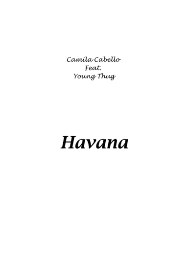 Havana (arr. Leandro Cardoso)
