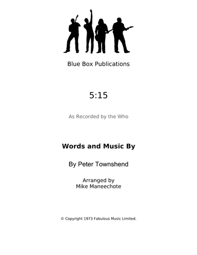 5:15 (arr. Mike Maneechote)