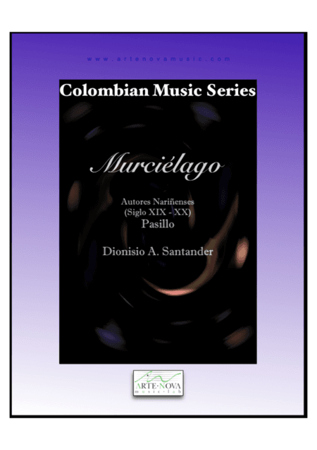 Murciélago. Pasillo para Piano