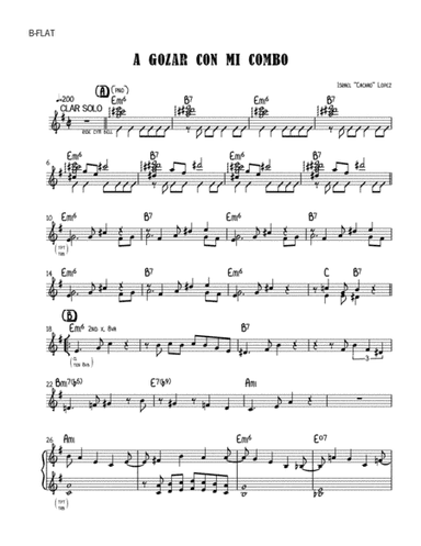 A Gozar Con Mi Combo (arr. Jesse Audelo)