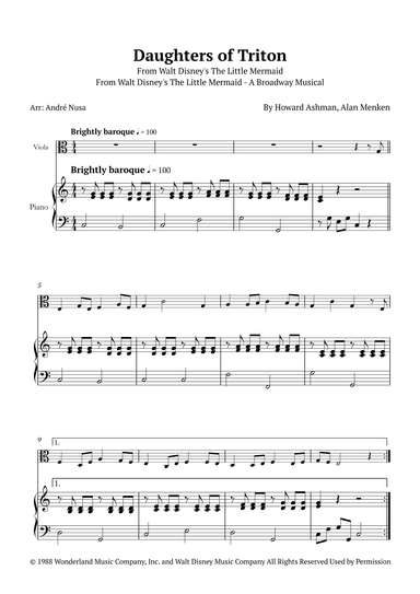 Daughters Of Triton (arr. André Nusa)