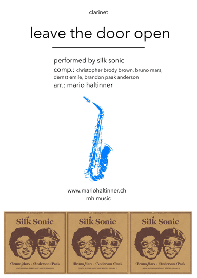 Leave The Door Open (arr. Mario Haltinner)