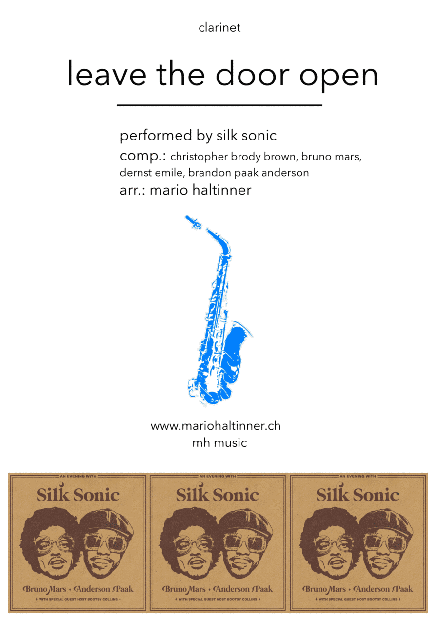 Leave The Door Open (arr. Mario Haltinner)