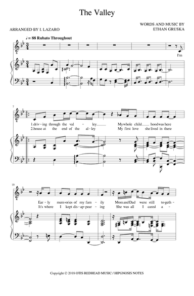 The Valley (arr. I. Lazaro)