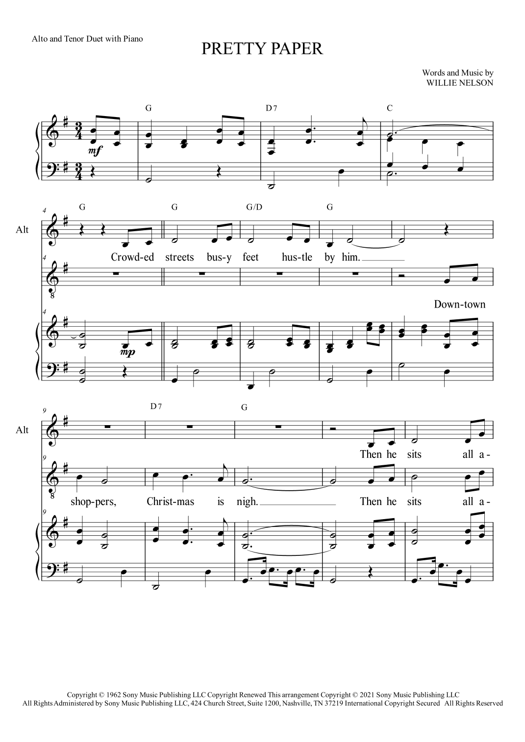 Pretty Paper (arr. Kim Kirkman)