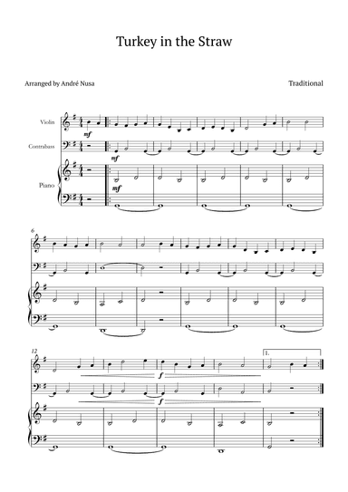 Turkey in the Straw (arr. André Nusa)