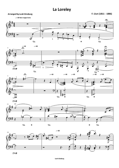 Die Loreley (arr. Leah Ginzburg)