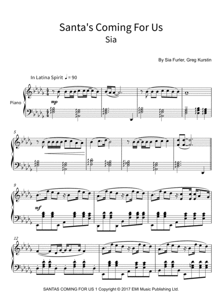 Santa's Coming For Us (arr. Martin Malto)