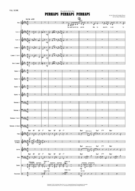 Quizas, Quizas, Quizas (perhaps, Perhaps, Perhaps) (arr. Daryl McKenzie)