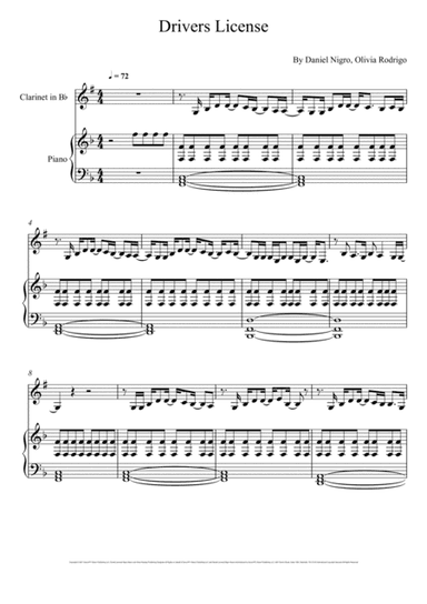 Drivers License (arr. André Laitano)