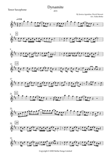 Dynamite (arr. Fabio Britto)