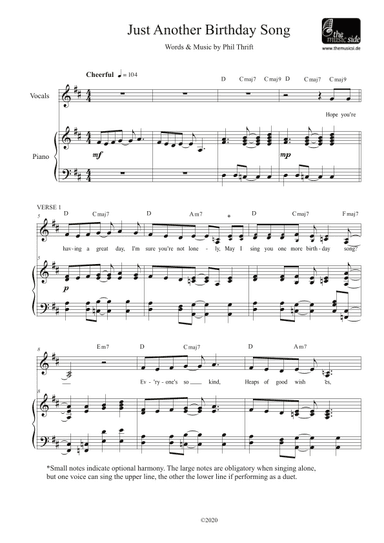 Just Another Birthday Song
