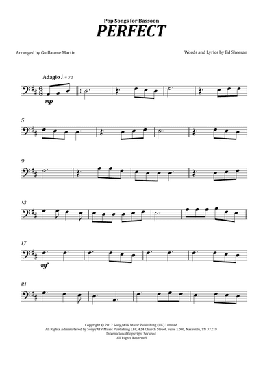 Perfect (arr. Guillaume Martin)