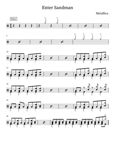 Enter Sandman (arr. Anthony Freda)