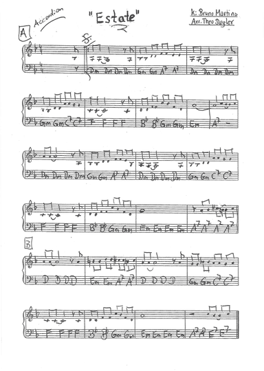 Estate (arr. Theo Degler)