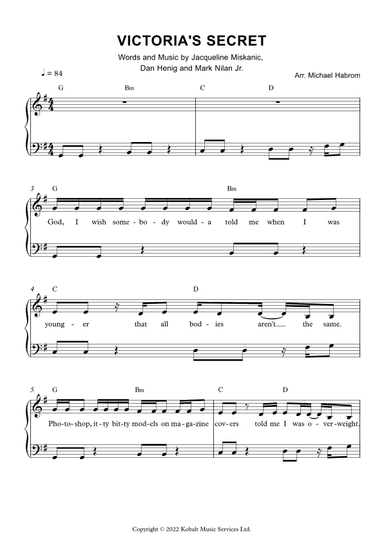 Victoria's Secret (arr. Michael Habrom)