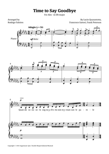 Time To Say Goodbye (arr. Rodrigo Faleiros)