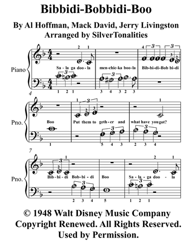 Bibbidi-bobbidi-boo (the Magic Song) (arr. SilverTonalities)